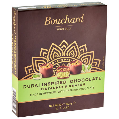 Front shot 1, Dubai Inspired Chocolate Pralines 132g