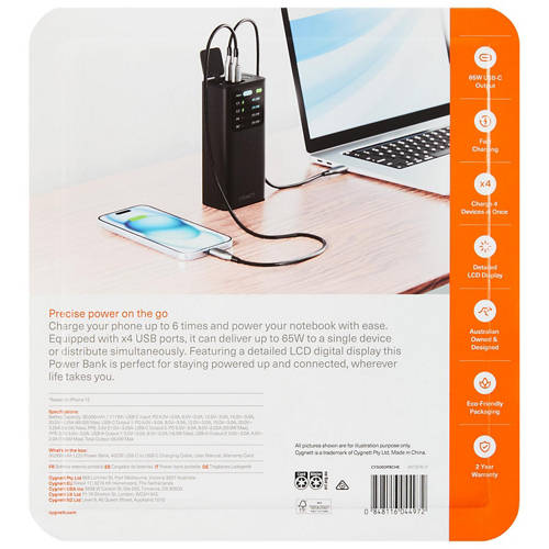 Front shot 3, ChargeUp Titan 30K Power Bank