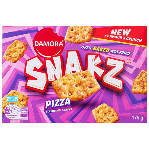 Front shot 2, Snakz Pizza 175g