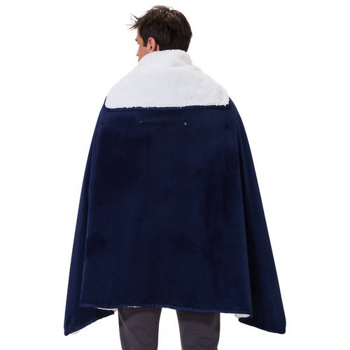 Front shot 3, USB Heated Wearable Blanket with Power Bank