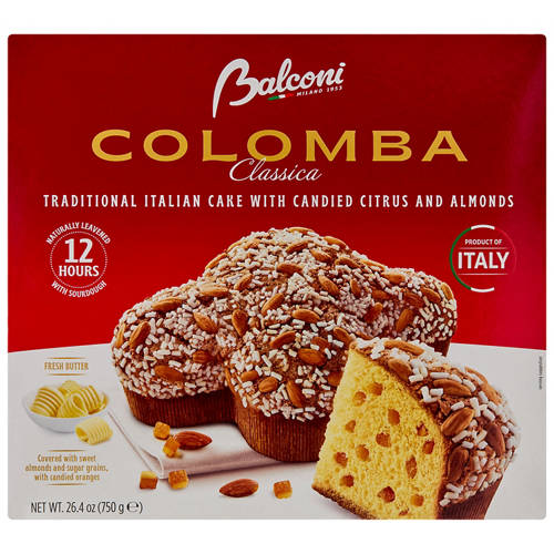 Front shot 2, Traditional Italian Colomba 750g
