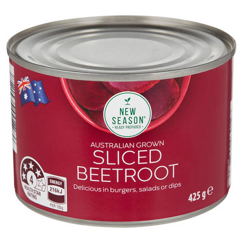 Sliced Beetroot 425g Product Image Front shot 01