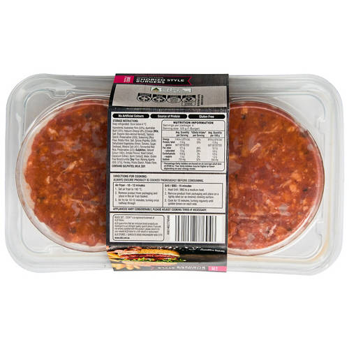 Front shot 2, Chorizo Style Burgers 500g