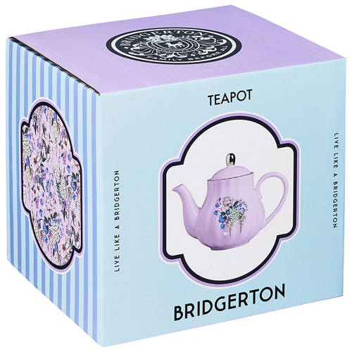 Front shot 2, Bridgerton Scalloped Tea Pot or Tea For One