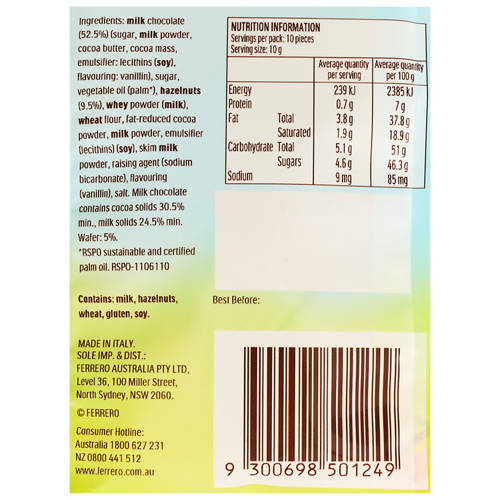 Nutrients 1, Hazelnut Mini Eggs 100g