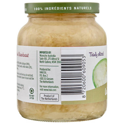 Front shot 3, Wine Sauerkraut 340g