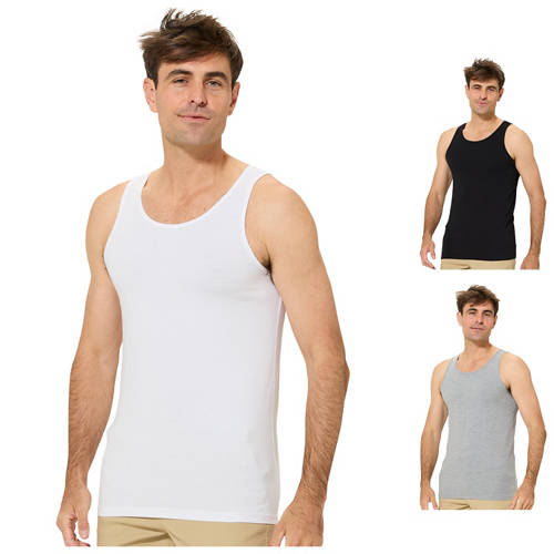 Group 1, Mens Singlet 3 Pack