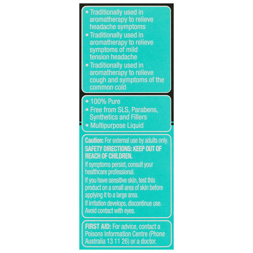 Ingredients 1, Essential Oil 50ml