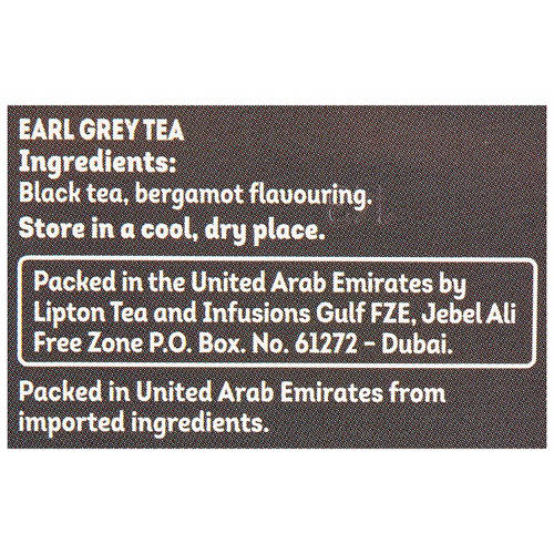 Ingredients 1, Earl Grey 25 pack