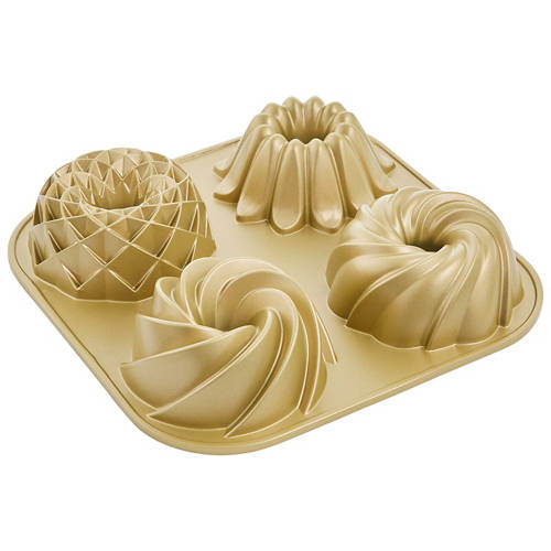Front shot 2, Gold Bundt Pans