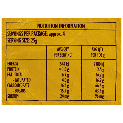 Nutrients 1, Crunchie Hollow Egg 110g