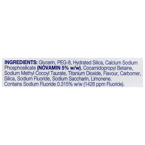 Ingredients 1, Whitening Toothpaste 200g 2 x100g