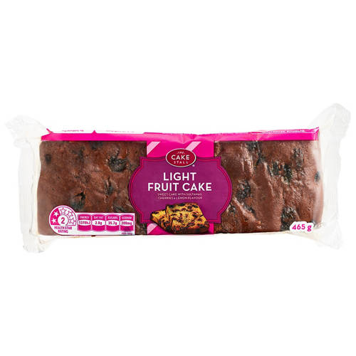 Front shot 2, Light Fruit Cake 465g