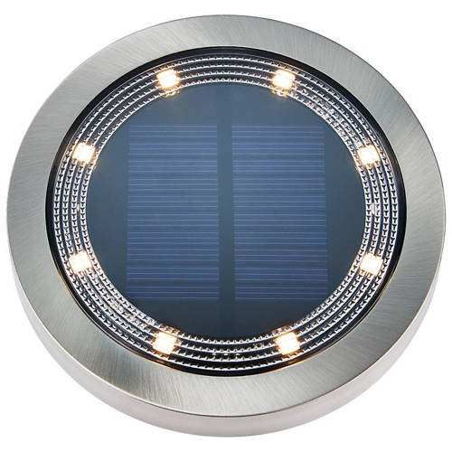 Front shot 2, Solar Path Disc Lights 4 Pack