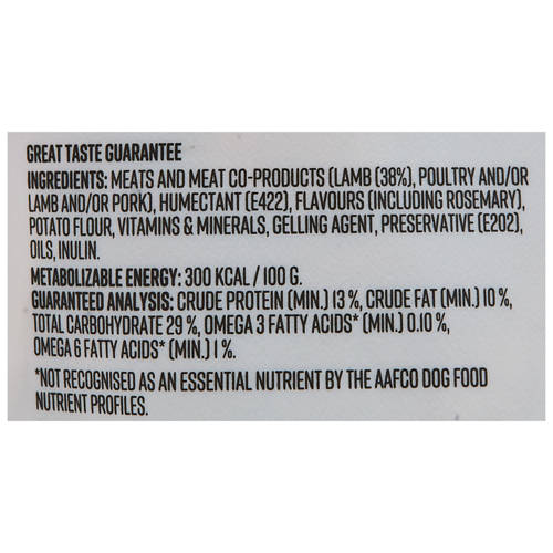 Ingredients 1, Lamb & Rosemary Jerky 200g