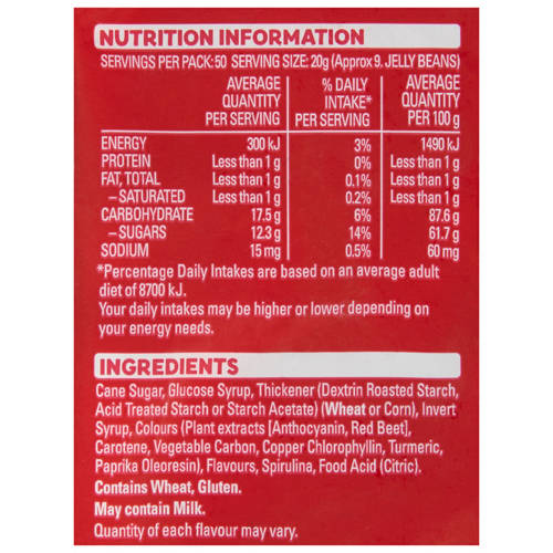 Nutrients 1, Jelly Beans 1kg