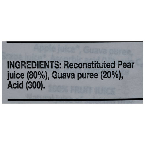 Ingredients 1, Guava Juice 1L