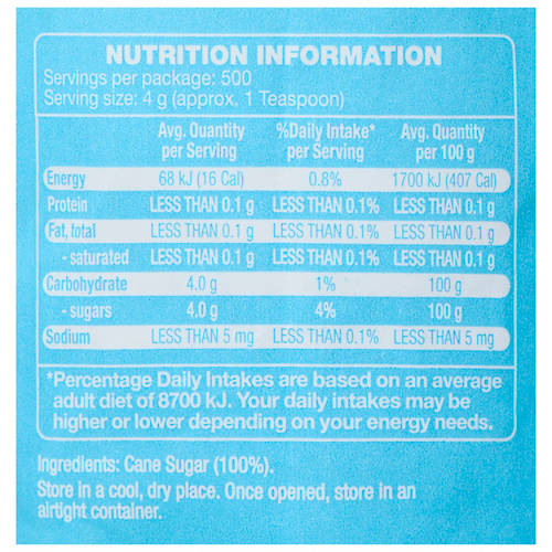 Nutrients 1, White Sugar 2kg