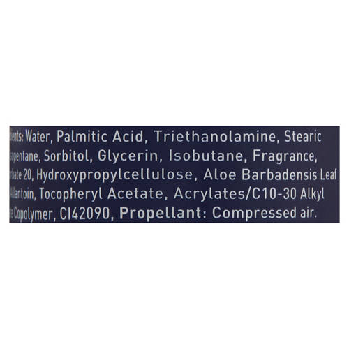 Ingredients 2, Shave Gel 198g