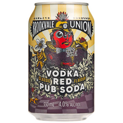 Front shot 3, Vodka Red Pub Soda Cans 6x330ml