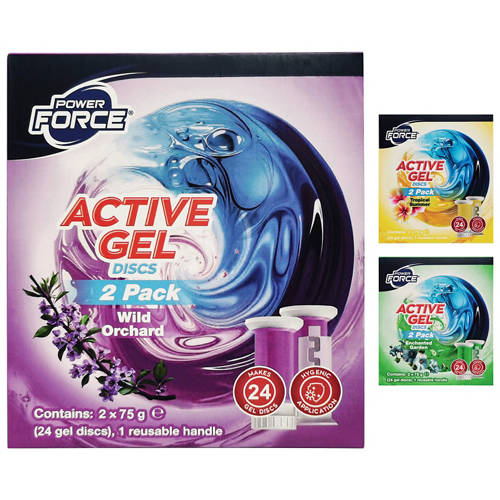 Group 1, Assorted Toilet Active Gel Discs 2 Pack