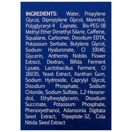 Ingredients 1, Night Revive Serum 30 mL