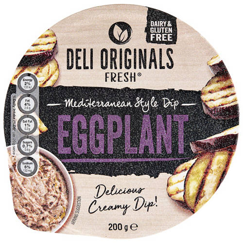 Front shot 2, Eggplant Mediterranean Style Dip 200g