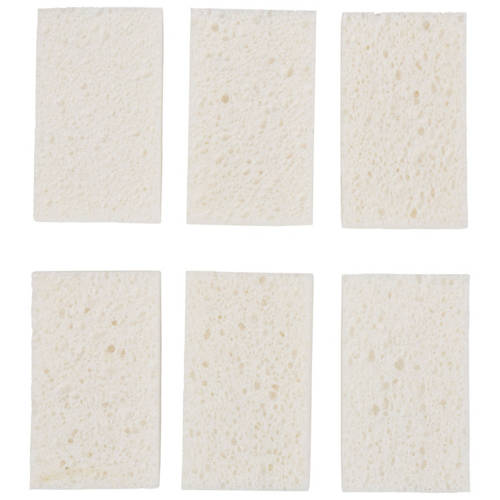 Front shot 3, Cellulose Sponge with Scourer 6 Pack