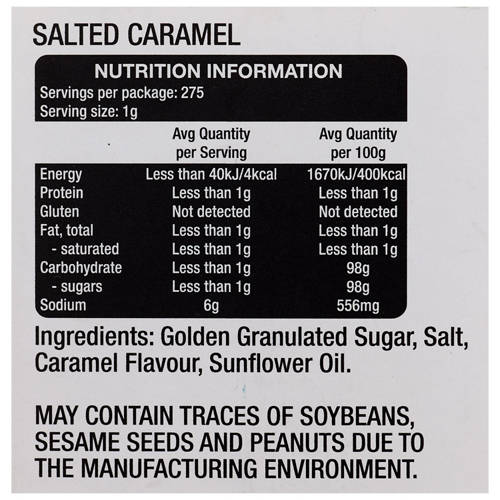 Nutrients 1, Salted Caramel Baking Spice 275g