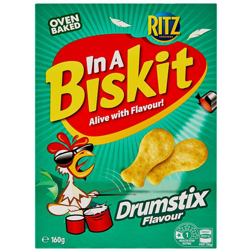 Front shot 2, In A Biskit Drumstix 160g