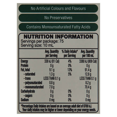 Nutrients 1, Extra Virgin Olive Oil 750ml