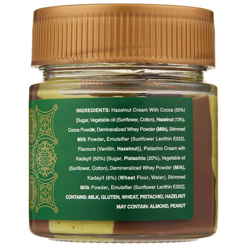 Front shot 2, Dubai Style Chocolate Pistachio Spread 200g