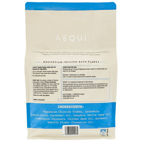 Front shot 3, Magnesium and Lavender Hemp Bath Soak 2kg