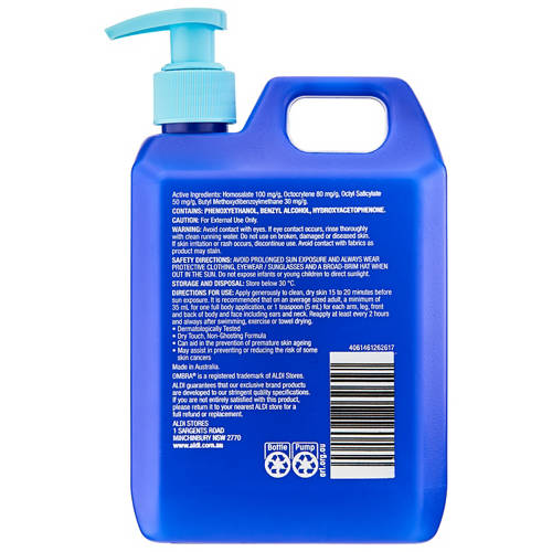 Front shot 2, Everyday Sunscreen SPF 50+ 1L