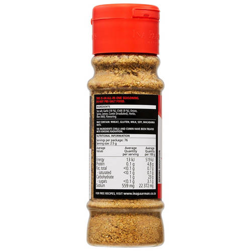 Front shot 2, Chilli & Garlic Seasoning 190g