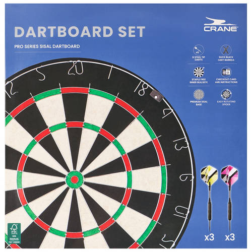 Front shot 3, Deluxe Dartboard Set