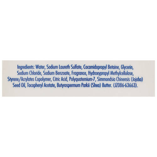 Ingredients 1, Body Care Body Wash 1L