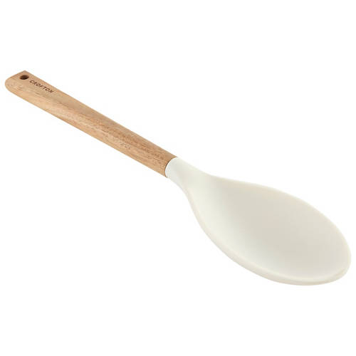 Silicone and Wood Spoon Product Image Front shot 01