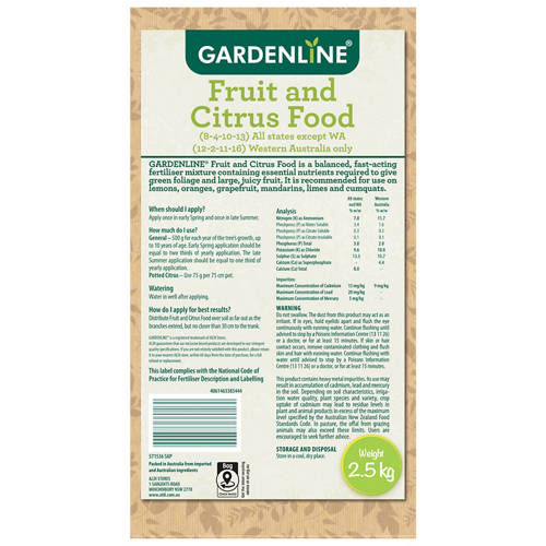 Front shot 2, Garden Fertiliser 2.5kg