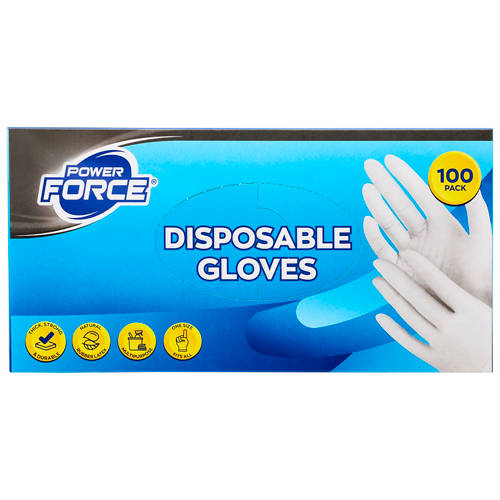 Front shot 2, Disposable Gloves 100 Pieces