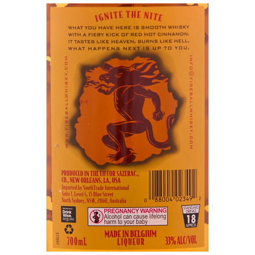 Nutrients 1, Cinnamon Whisky 700mL