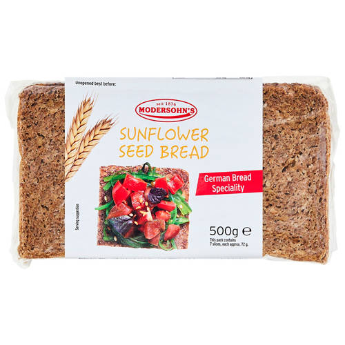 Front shot 2, German Sunflower Seed Bread 500g