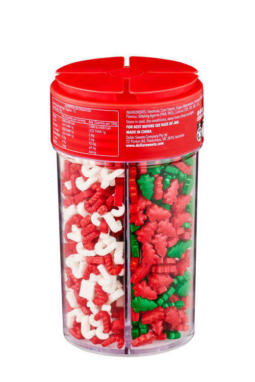 Front shot 2, Christmas Sprinkles Jar 132g