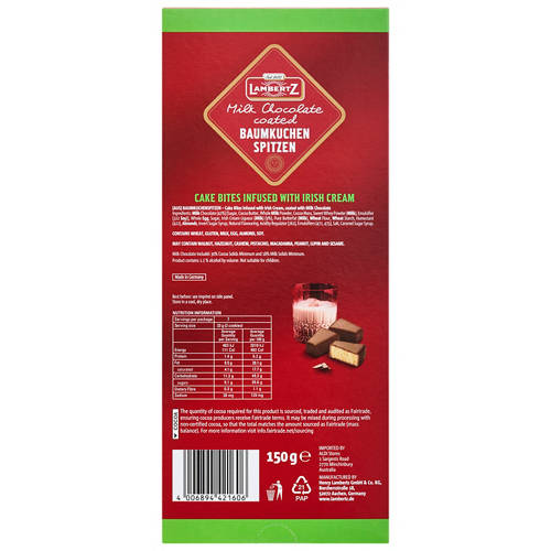 Front shot 3, Baumkuchen Spitzen Irish Crème 150g
