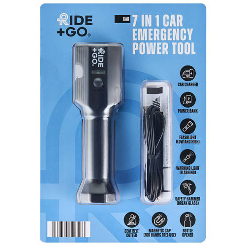 Front shot 1, 7 in 1 Car Emergency Power Tool