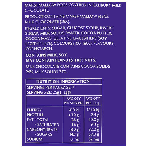 Nutrients 1, Marshmallow Eggs Sharepack 175g