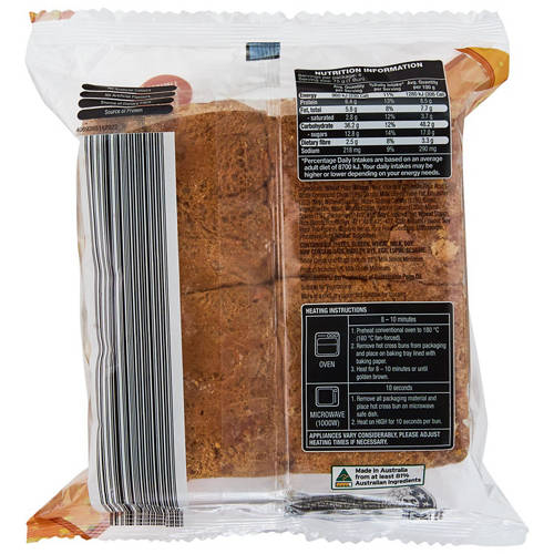 Front shot 2, Carrot Cake Hot Cross Buns 4 Pack 300g