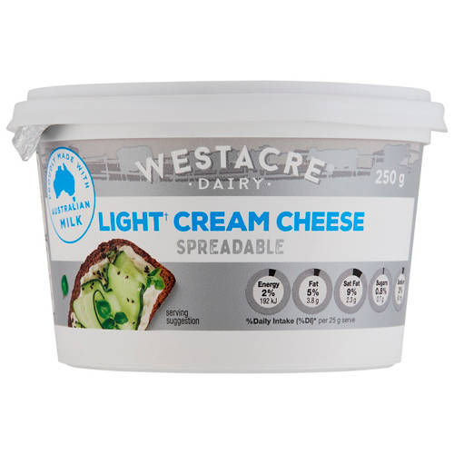 Front shot 2, Light Cream Cheese 250g