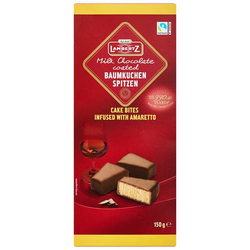 Front shot 2, Baumkuchen Spitzen Amaretto 150g