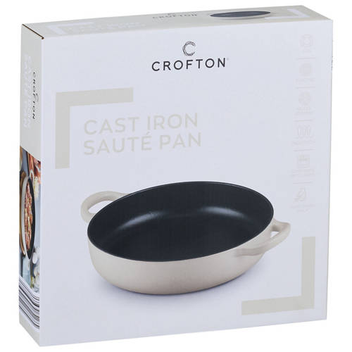 Front shot 2, Cast Iron Sauté Pan